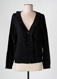 Gilet manches longues coupe cintrée noir COMPAÑIA FANTASTICA femme