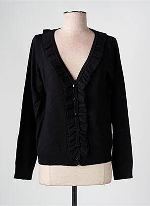 Gilet manches longues coupe cintrée noir COMPAÑIA FANTASTICA femme