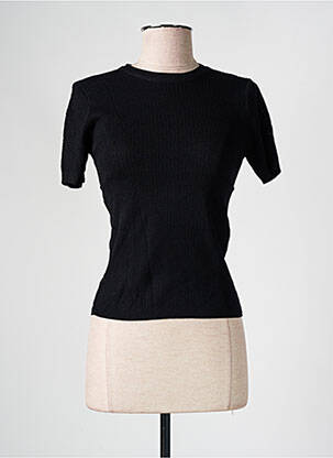 T-shirt stretch manches courtes noir COMPAÑIA FANTASTICA femme