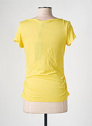 T-shirt coupe cintrée manches courtes jaune ONLY femme