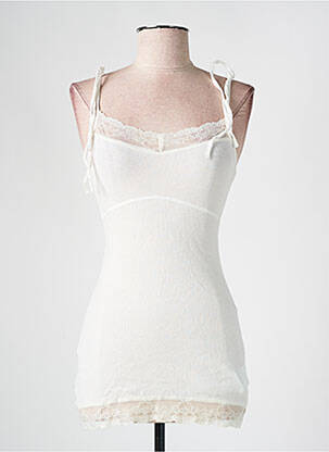 Débardeur stretch sans manche blanc ONLY femme
