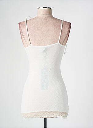 Débardeur stretch sans manche blanc ONLY femme