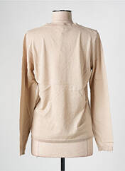 Gilet manches longues beige SEASON pour femme seconde vue