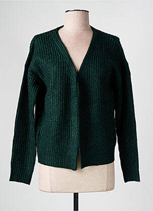 Gilet manches longues vert COMPAÑIA FANTASTICA pour femme