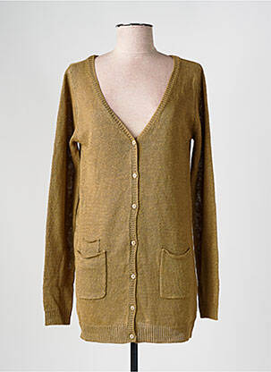 Gilet manches longues vert NICE THINGS pour femme