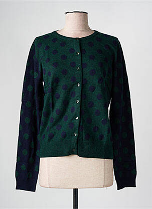 Gilet manches longues vert NICE THINGS pour femme