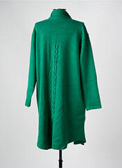 Gilet manches longues vert WORLD FASHION pour femme seconde vue