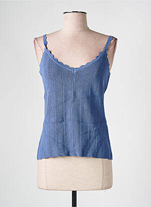 Débardeur bleu CALIE pour femme