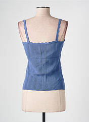 Débardeur bleu CALIE pour femme seconde vue