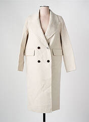 Manteau long beige SEE U SOON pour femme seconde vue