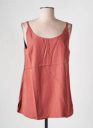 Top orange SEE U SOON pour femme