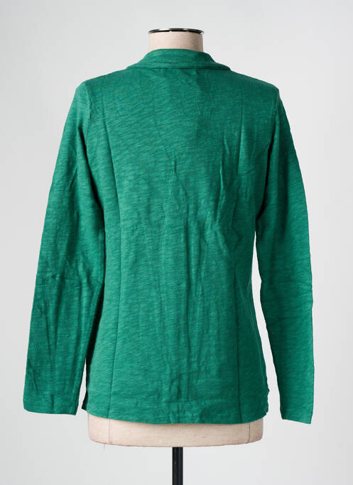 Veste casual col tailleur vert NICE THINGS femme