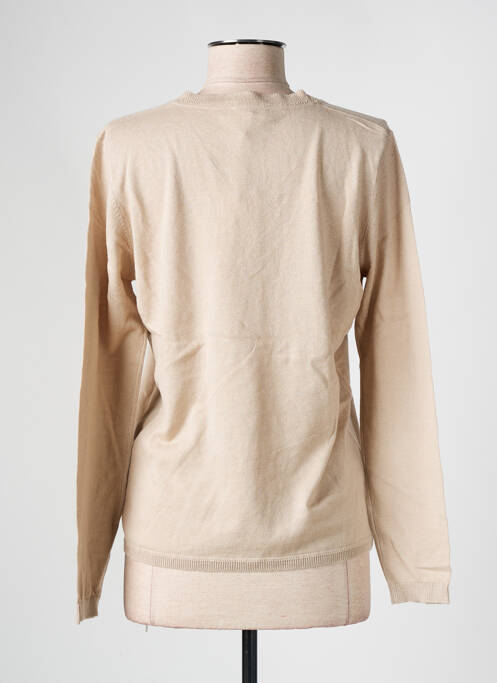 Gilet manches longues coupe cintrée beige SEASON femme