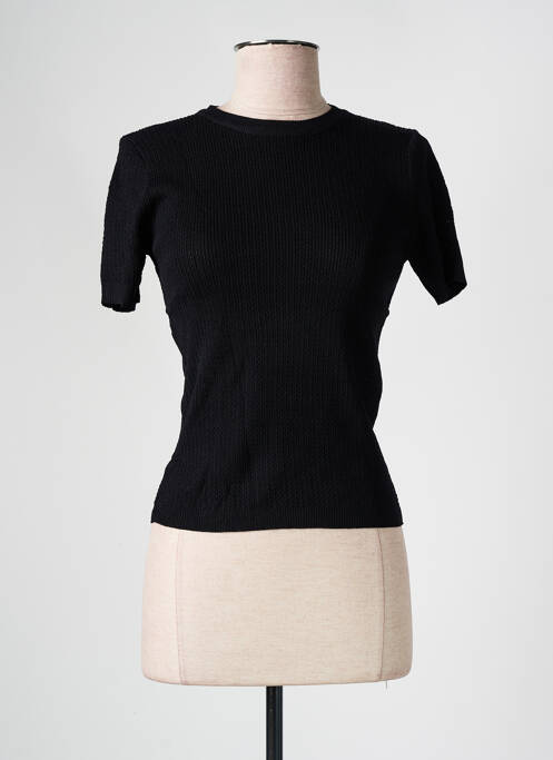 T-shirt stretch manches courtes noir COMPAÑIA FANTASTICA femme