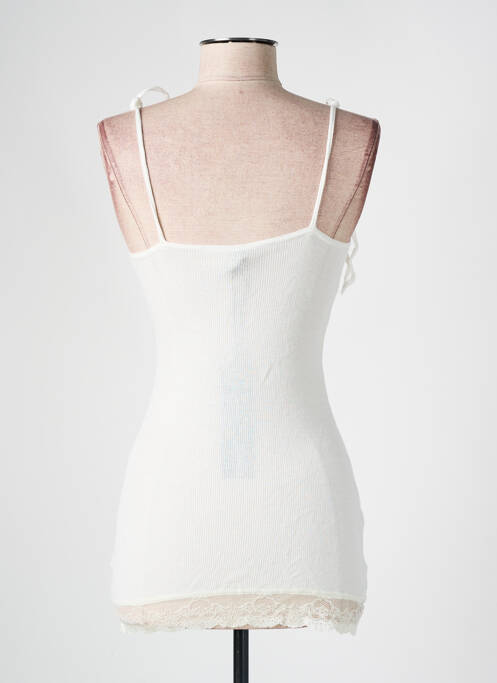 Débardeur stretch sans manche blanc ONLY femme