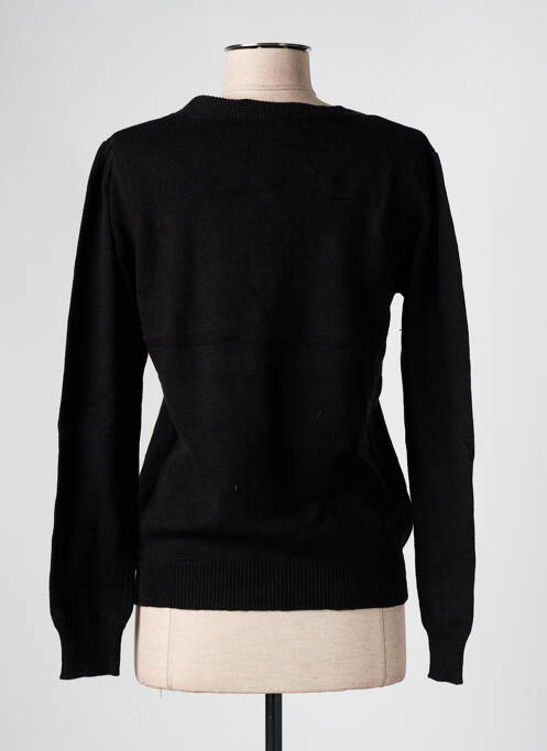 Gilet manches longues coupe cintrée noir SEE U SOON femme