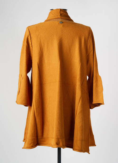 Gilet manches longues orange LA FIANCEE DU MEKONG femme