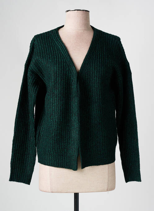 Gilet manches longues vert COMPAÑIA FANTASTICA pour femme