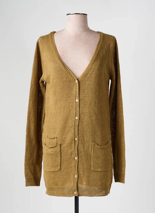 Gilet manches longues vert NICE THINGS pour femme