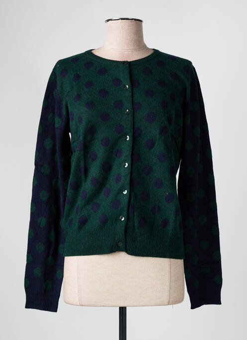 Gilet manches longues vert NICE THINGS pour femme