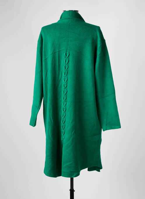 Gilet manches longues vert WORLD FASHION femme