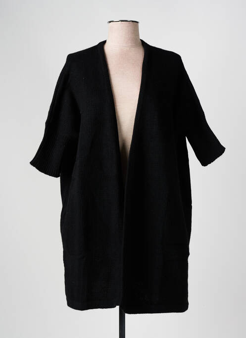 Gilet manches courtes noir SEE U SOON pour femme