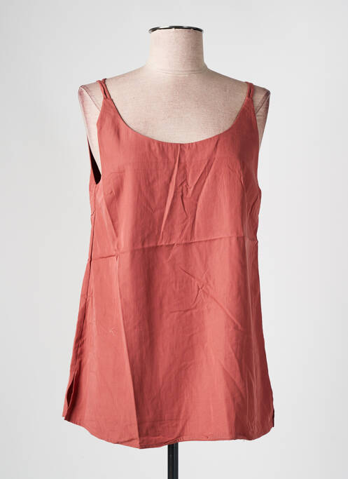 Top orange SEE U SOON pour femme