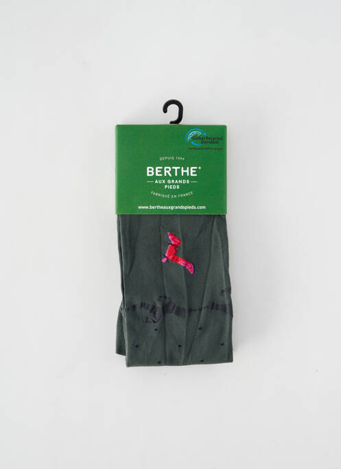 Collants vert BERTHE AUX GRANDS PIEDS pour femme