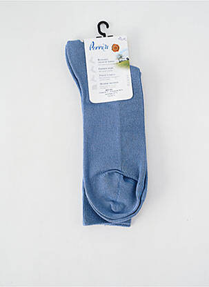 Chaussettes stretch bleu PERRIN homme
