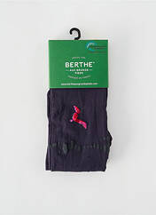 Collants bleu BERTHE AUX GRANDS PIEDS pour femme seconde vue