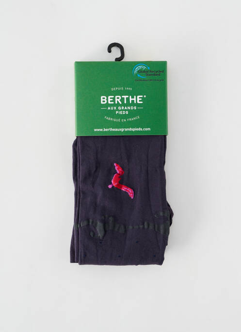 Collants bleu BERTHE AUX GRANDS PIEDS pour femme