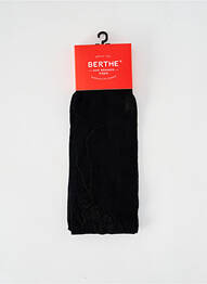 Collants imprimé fantaisie noir BERTHE AUX GRANDS PIEDS femme