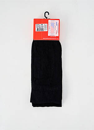 Collants imprimé fantaisie noir BERTHE AUX GRANDS PIEDS femme