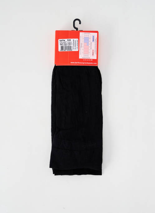 Collants imprimé fantaisie noir BERTHE AUX GRANDS PIEDS femme