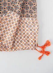 Foulard orange REGINA SCHRECKER pour femme seconde vue