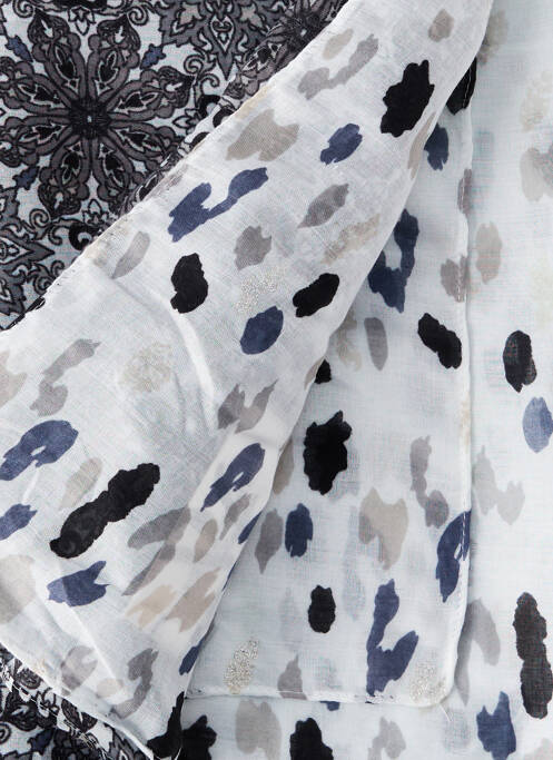 Foulard blanc REGINA SCHRECKER pour femme