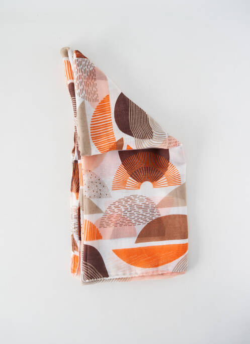 Foulard orange REGINA SCHRECKER pour femme