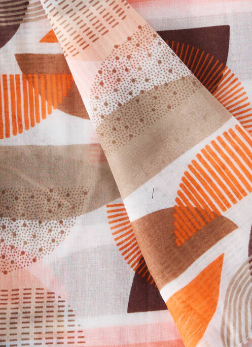 Foulard orange REGINA SCHRECKER pour femme