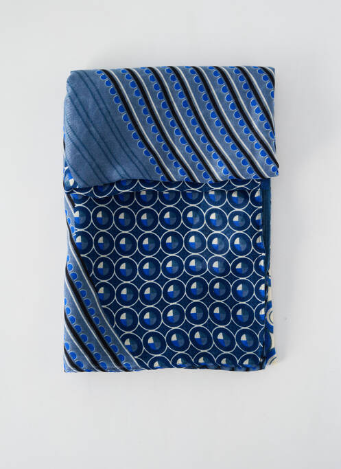 Foulard bleu JADE & CLARISSE pour femme