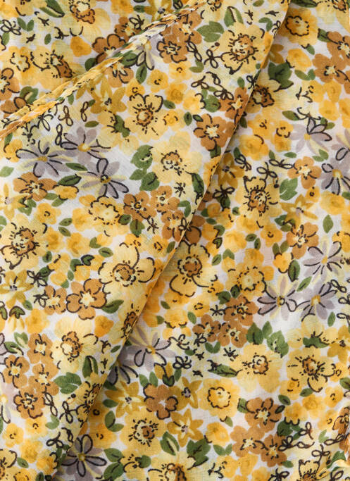 Foulard jaune REGINA SCHRECKER pour femme