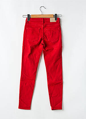 Jeans coupe slim taille normale taille normale rouge CIMARRON femme