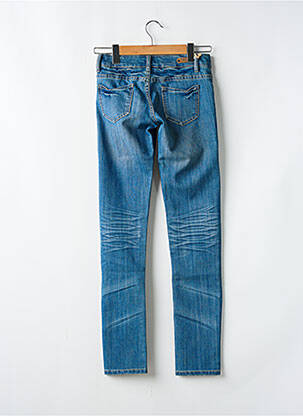 Jeans coupe slim stretch taille basse bleu CINDY.H femme