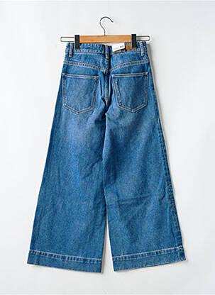 Jeans coupe large stretch taille normale bleu F.A.M. femme
