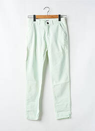 Pantalon chino taille basse taille basse vert REIKO femme
