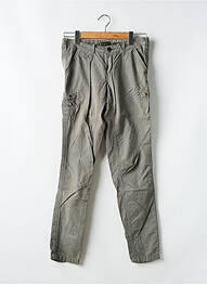 Pantalon cargo tissage popeline taille normale vert ATTRACT femme