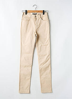 Jeans coupe slim taille normale taille normale beige CIMARRON femme