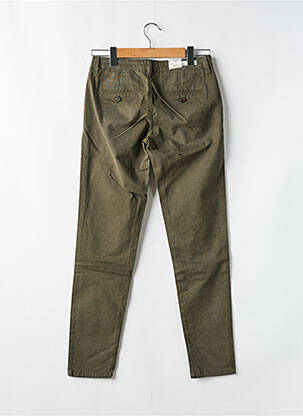 Pantalon chino taille basse taille basse vert CIMARRON femme