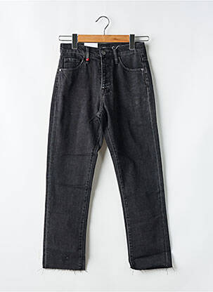 Jean coupe mom taille normale taille normale noir F.A.M. femme