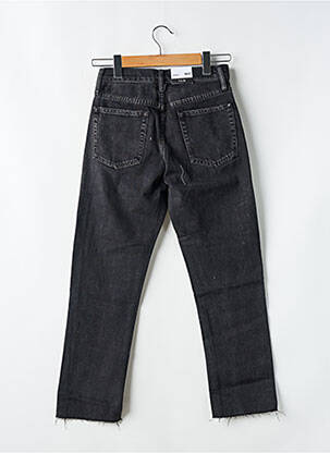 Jean coupe mom poches taille normale noir F.A.M. femme