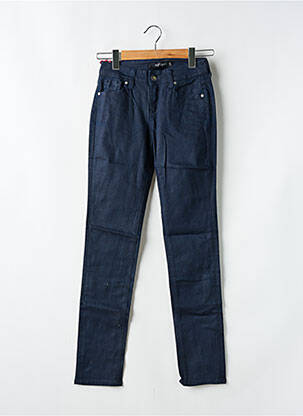 Jeans coupe slim taille basse taille basse bleu KANOPE femme